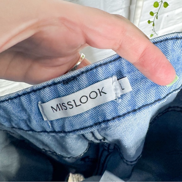 MISSLOOK Rolling Stone Denim Overalls (L) - Picture 4 of 4